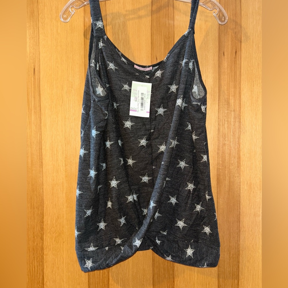 Black Tank with White Stars by PS Love.